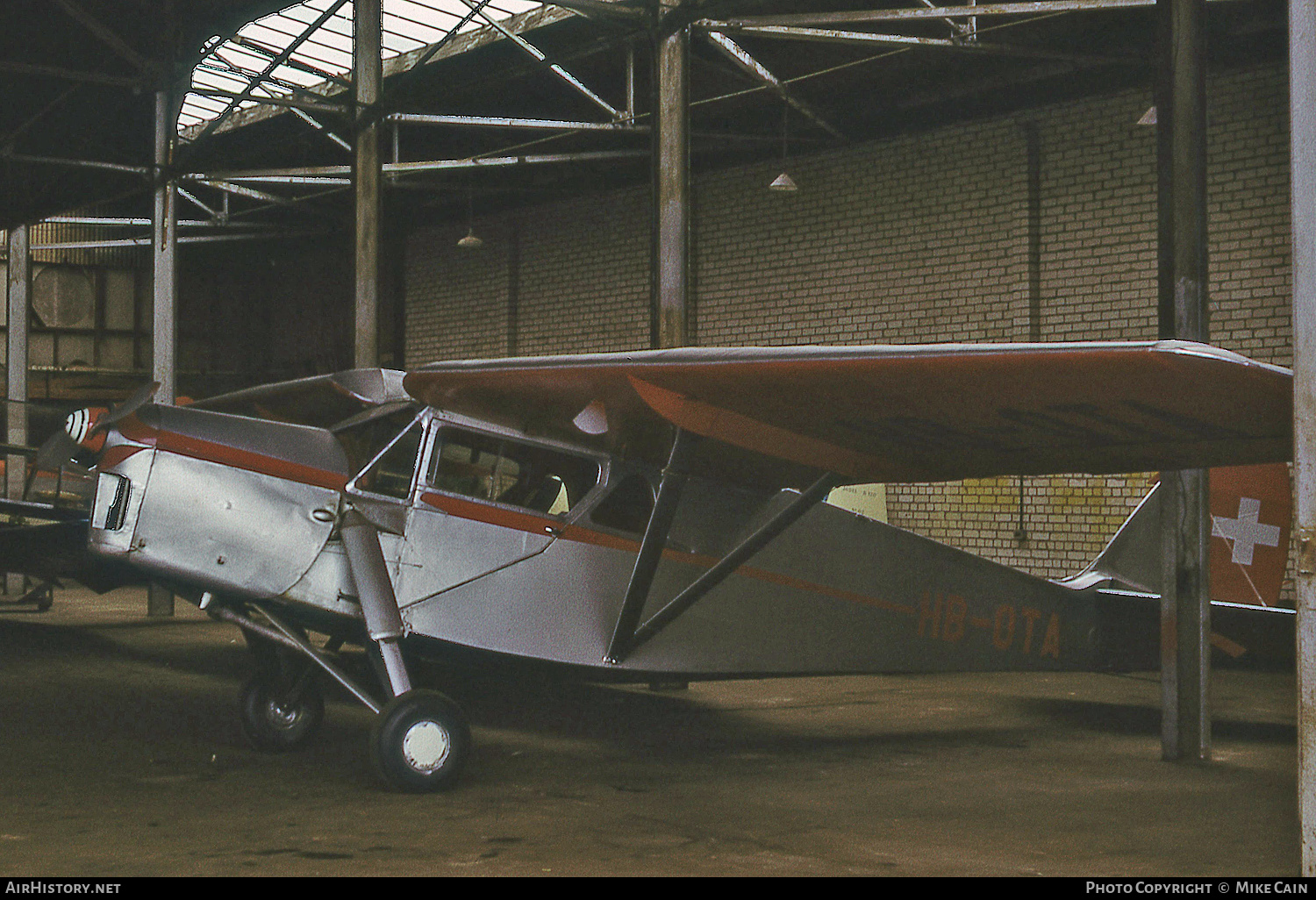 Aircraft Photo of HB-OTA | De Havilland D.H. 85 Leopard Moth | AirHistory.net #440837