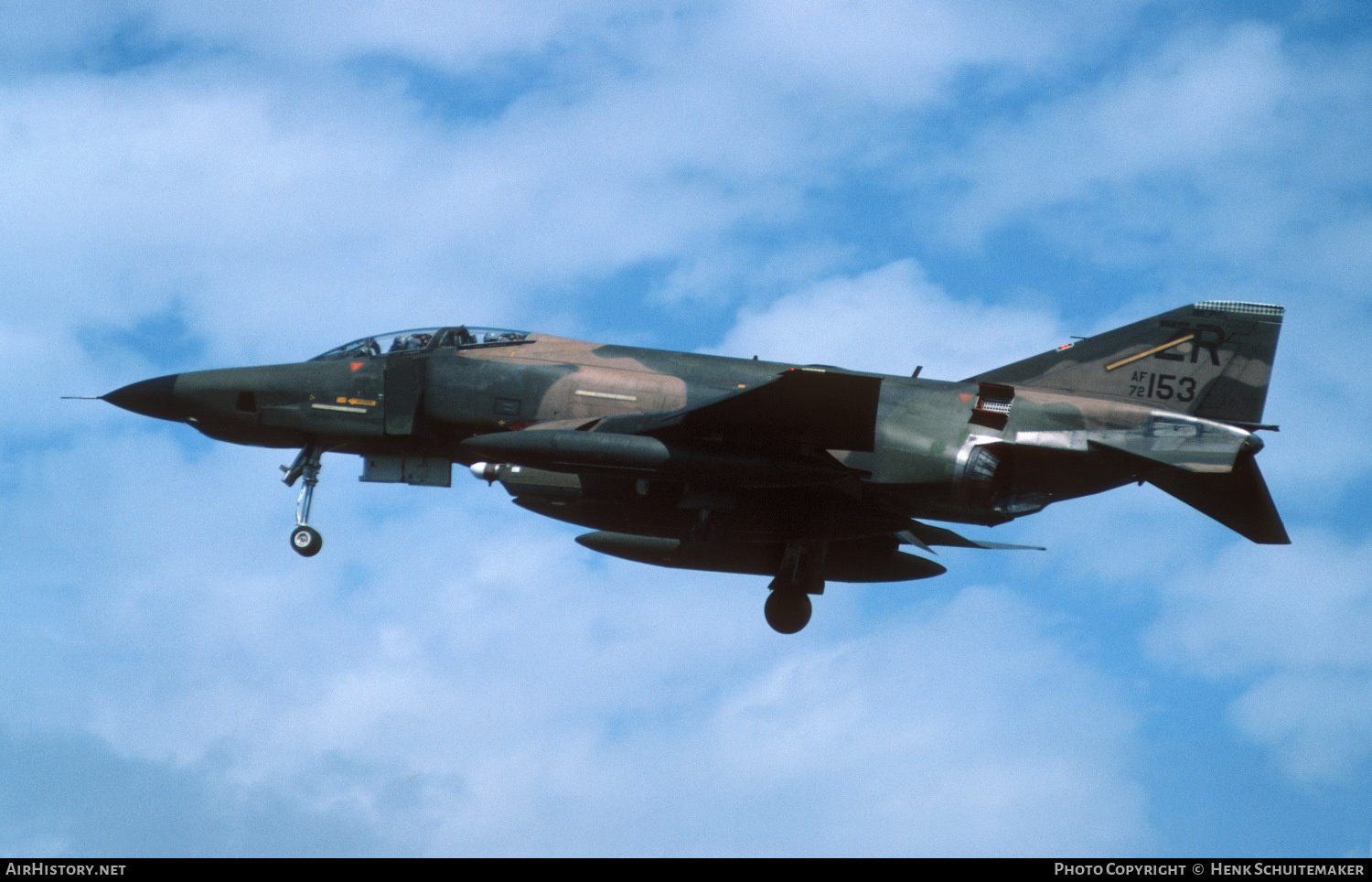 Aircraft Photo of 72-0153 / AF72-153 | McDonnell Douglas RF-4C Phantom II | USA - Air Force | AirHistory.net #440882