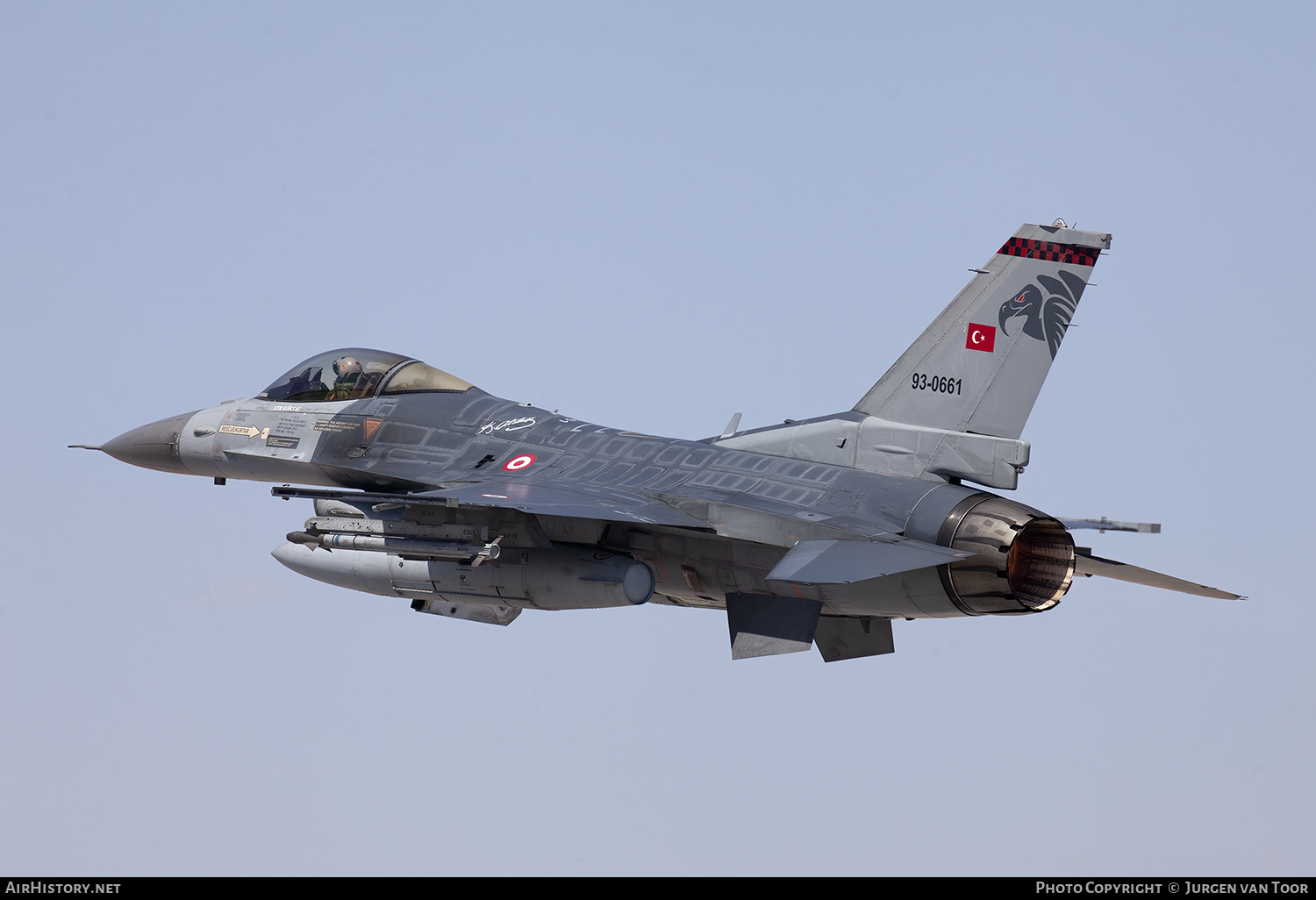 Aircraft Photo of 93-0661 | General Dynamics F-16C Fighting Falcon | Turkey - Air Force | AirHistory.net #440897