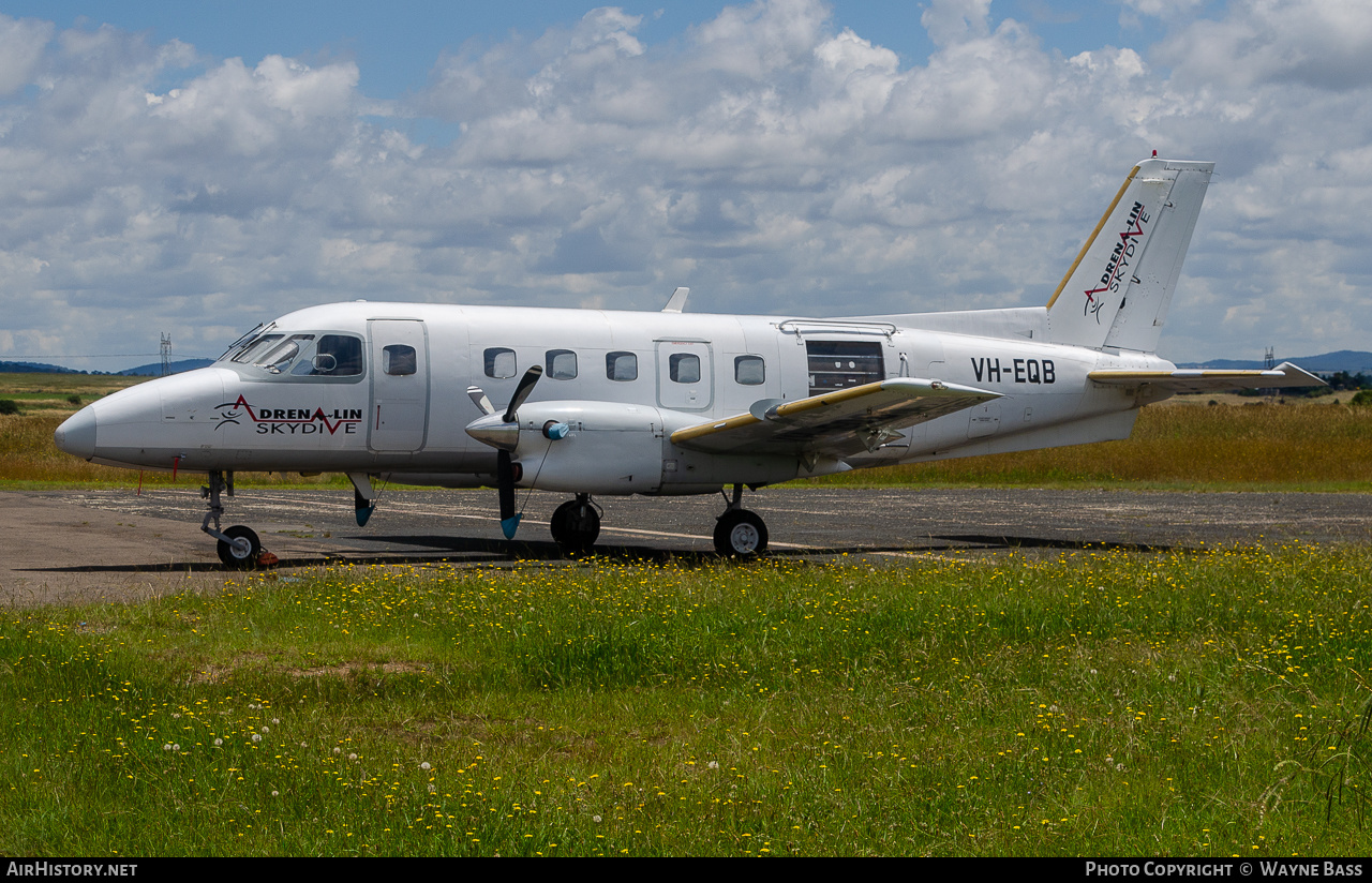 Aircraft Photo of VH-EQB | Embraer EMB-110P1 Bandeirante | Adrenalin Skydive | AirHistory.net #440902