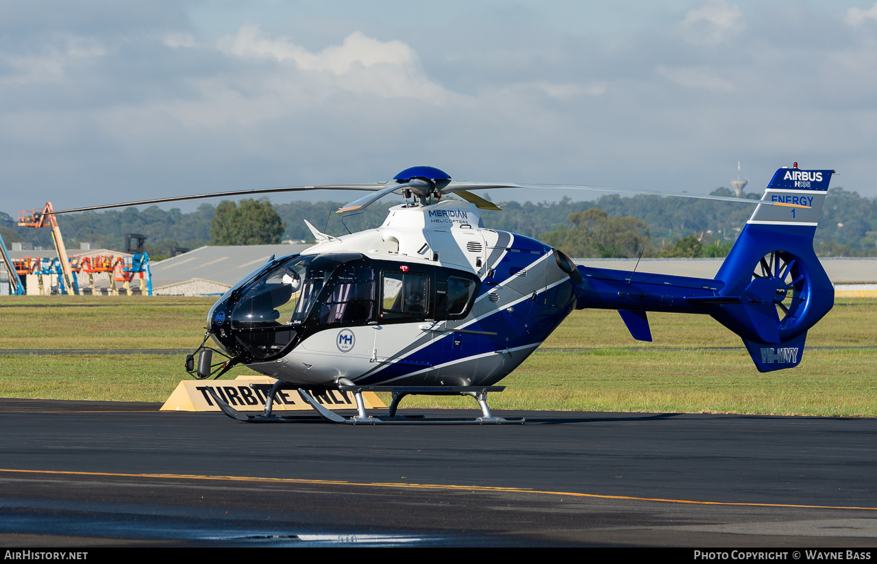Aircraft Photo of VH-MVY | Eurocopter EC-135T-2 | Meridian Helicopters | AirHistory.net #440907