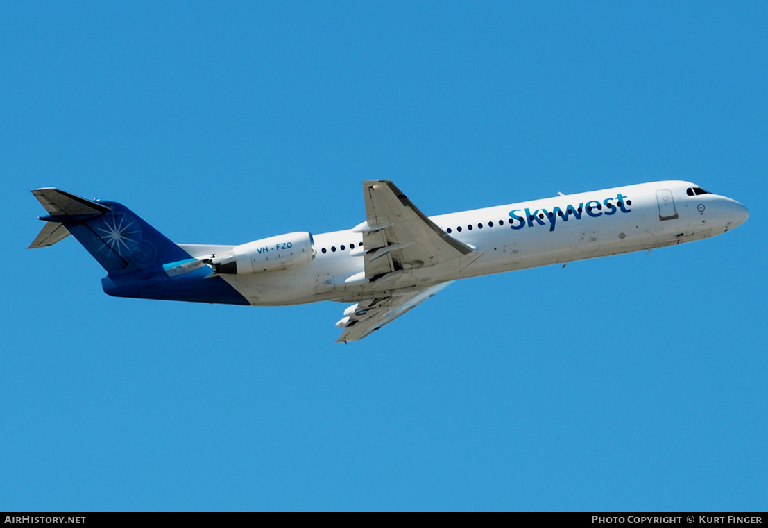 Aircraft Photo of VH-FZO | Fokker 100 (F28-0100) | Skywest Airlines | AirHistory.net #440928