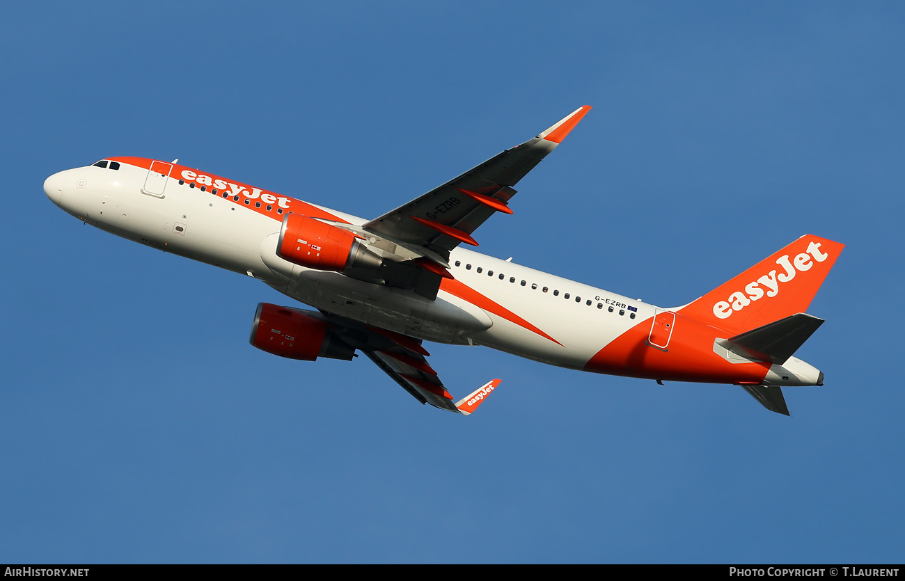 Aircraft Photo of G-EZRB | Airbus A320-214 | EasyJet | AirHistory.net #440935