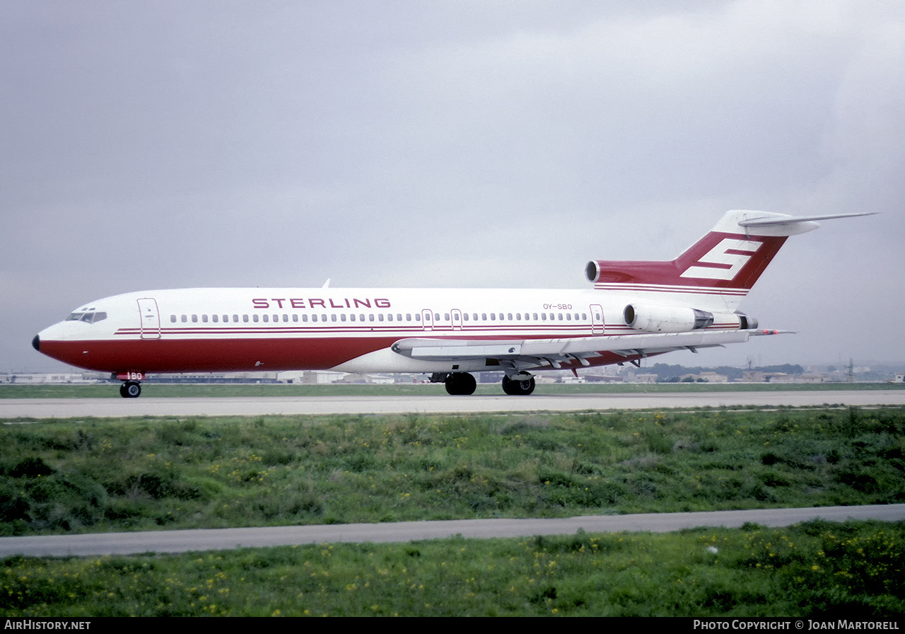 Aircraft Photo of OY-SBO | Boeing 727-2K3/Adv | Sterling Airways | AirHistory.net #440939