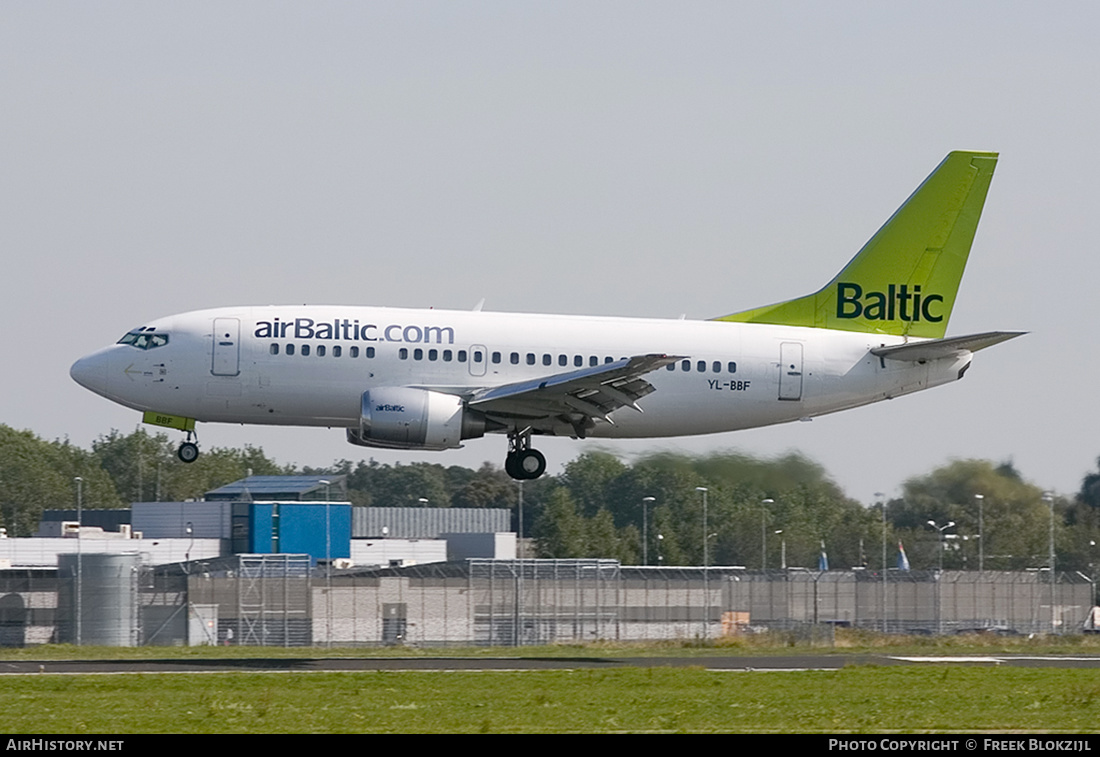 Aircraft Photo of YL-BBF | Boeing 737-548 | AirBaltic | AirHistory.net #440949