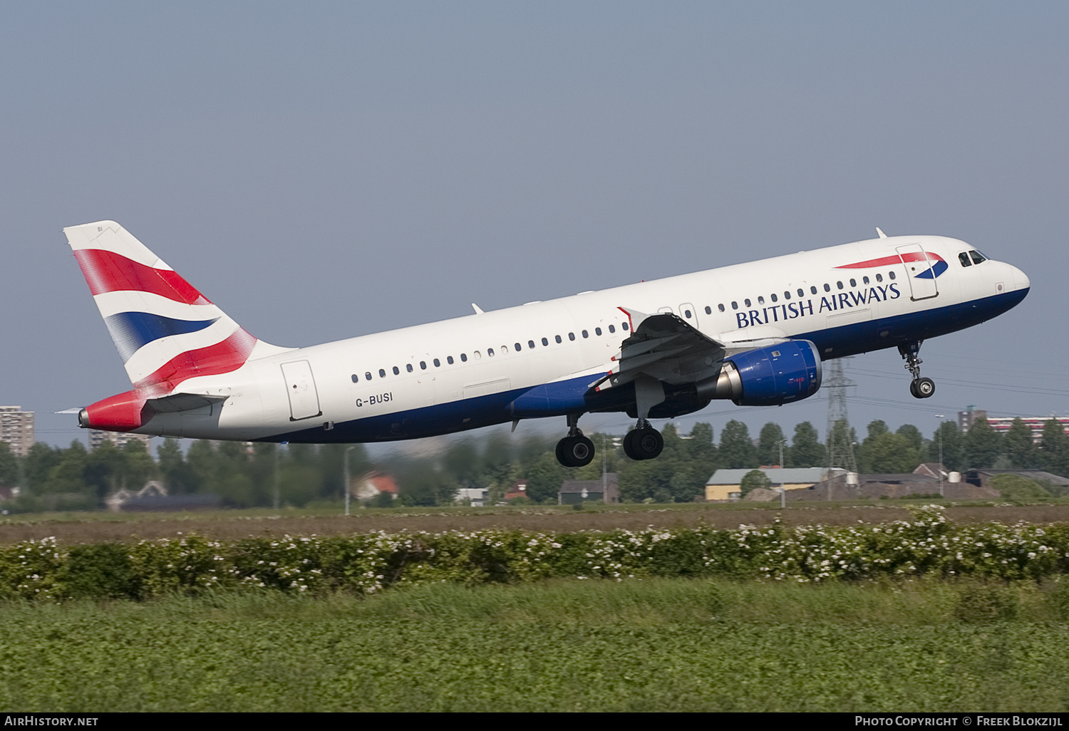 Aircraft Photo of G-BUSI | Airbus A320-211 | British Airways | AirHistory.net #440953