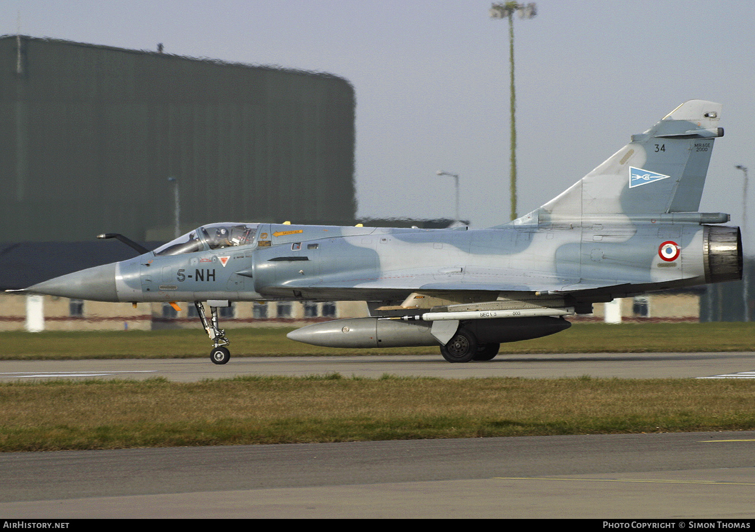 Aircraft Photo of 34 | Dassault Mirage 2000C | France - Air Force | AirHistory.net #440963