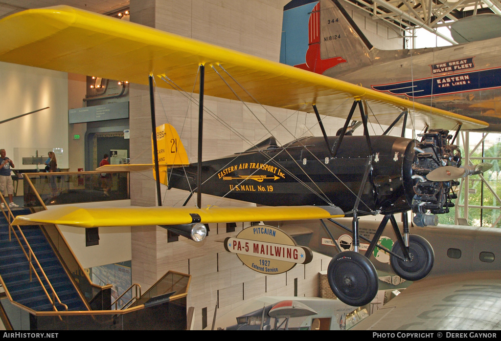 Aircraft Photo of N2895 / C2895 | Pitcairn PA-5 Mailwing | Eastern Air Transport | AirHistory.net #440975