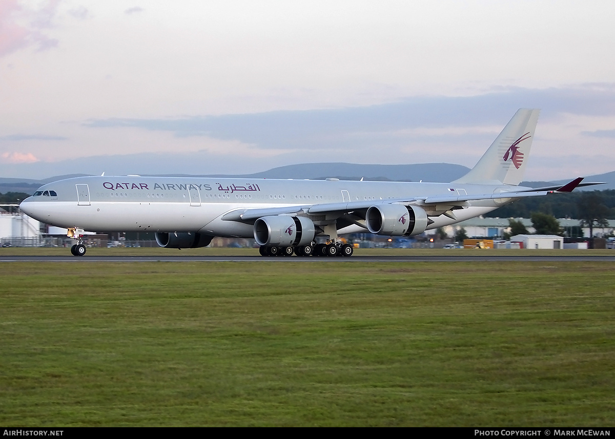 Aircraft Photo of A7-HHH | Airbus A340-541 | Qatar Airways | AirHistory.net #440987