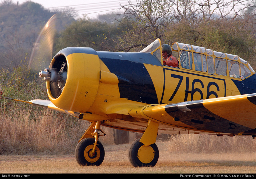 Aircraft Photo of ZU-AOZ / 7166 | North American AT-6C Harvard IIA | South Africa - Air Force | AirHistory.net #440989