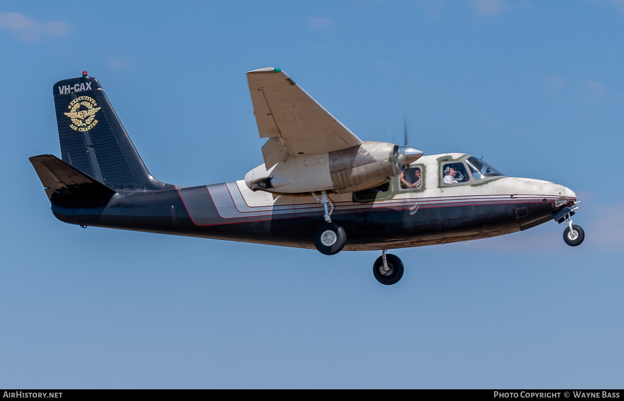 Aircraft Photo of VH-CAX | Aero Commander 680E Commander | Executive Air Charter | AirHistory.net #440994