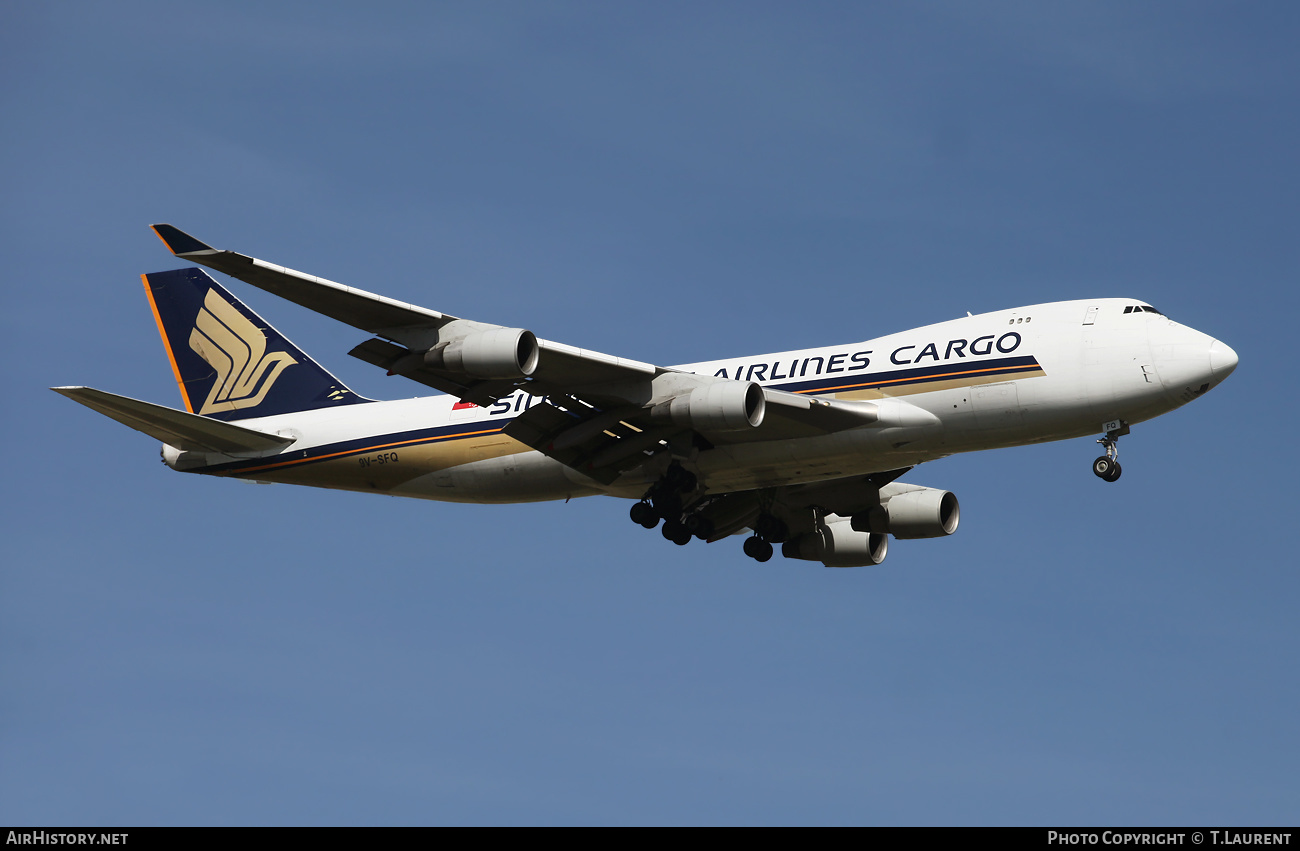 Aircraft Photo of 9V-SFQ | Boeing 747-412F/SCD | Singapore Airlines Cargo | AirHistory.net #440996