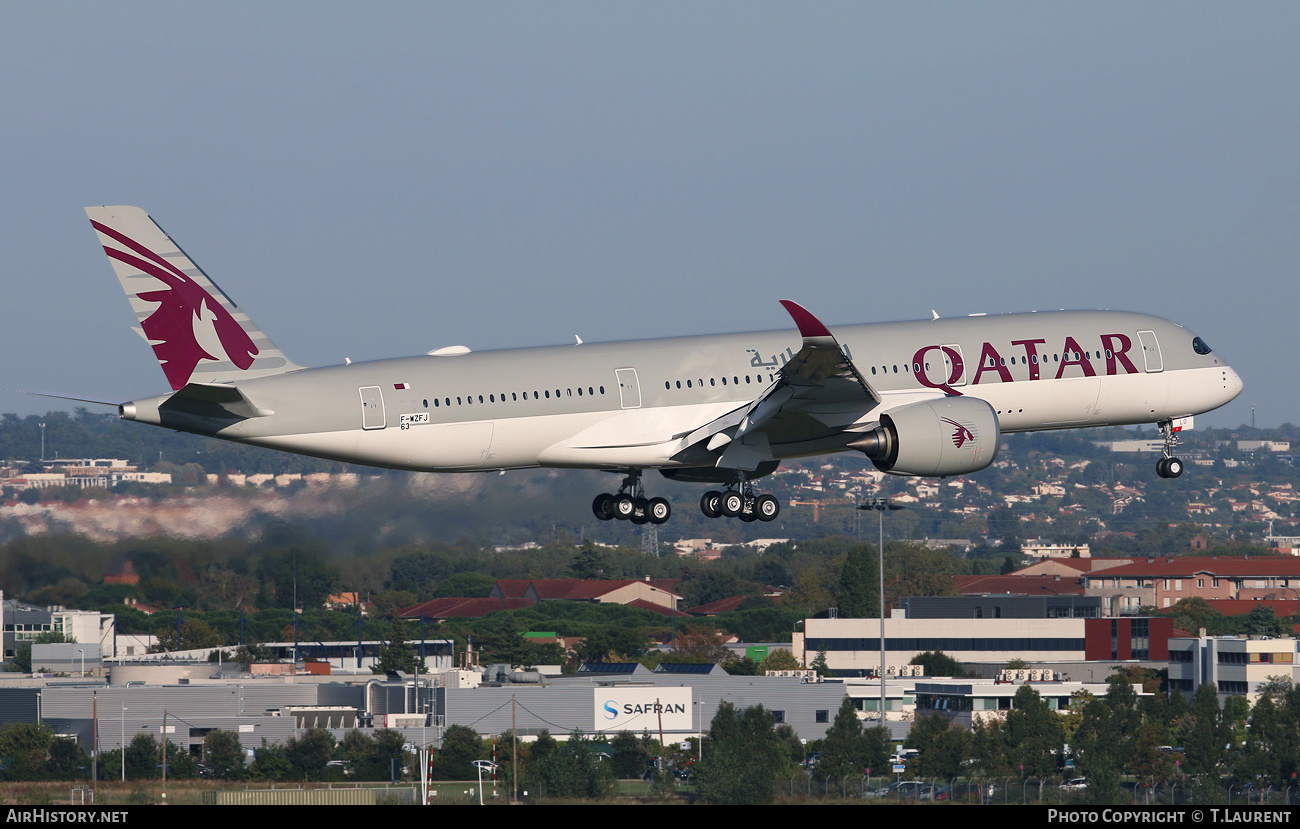Aircraft Photo of F-WZFJ | Airbus A350-941 | Qatar Airways | AirHistory.net #440999