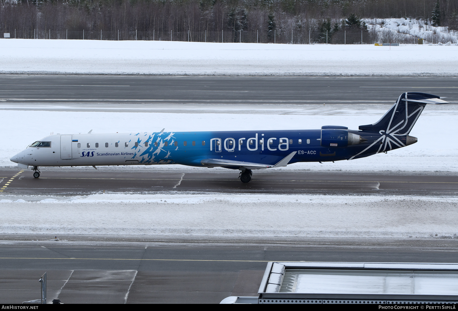 Aircraft Photo of ES-ACC | Bombardier CRJ-900ER (CL-600-2D24) | Nordica | AirHistory.net #441000