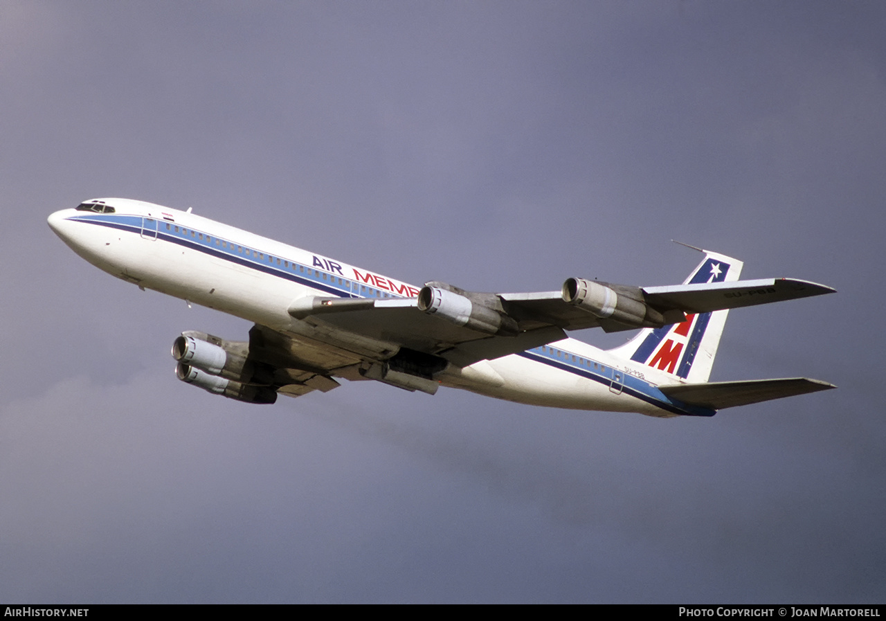 Aircraft Photo of SU-PBB | Boeing 707-328C | Air Memphis | AirHistory.net #441005