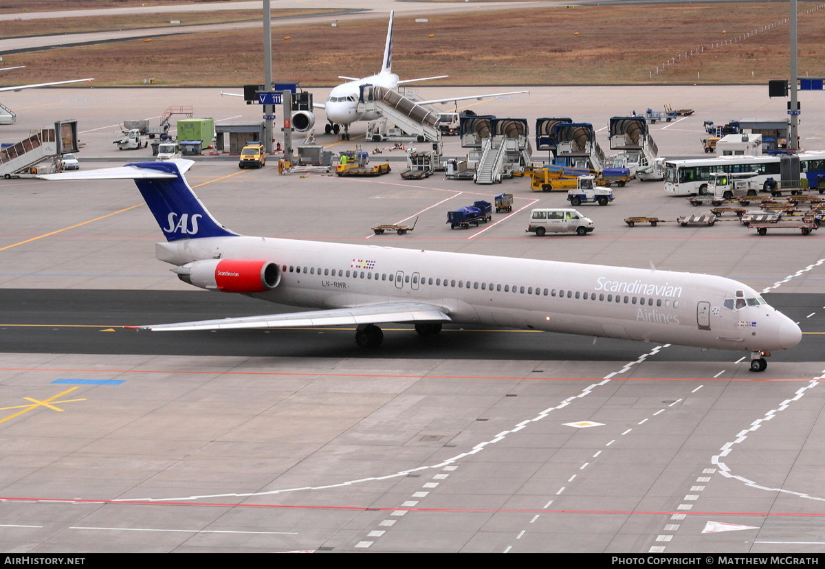 Aircraft Photo of LN-RMR | McDonnell Douglas MD-82 (DC-9-82) | Scandinavian Airlines - SAS | AirHistory.net #441010