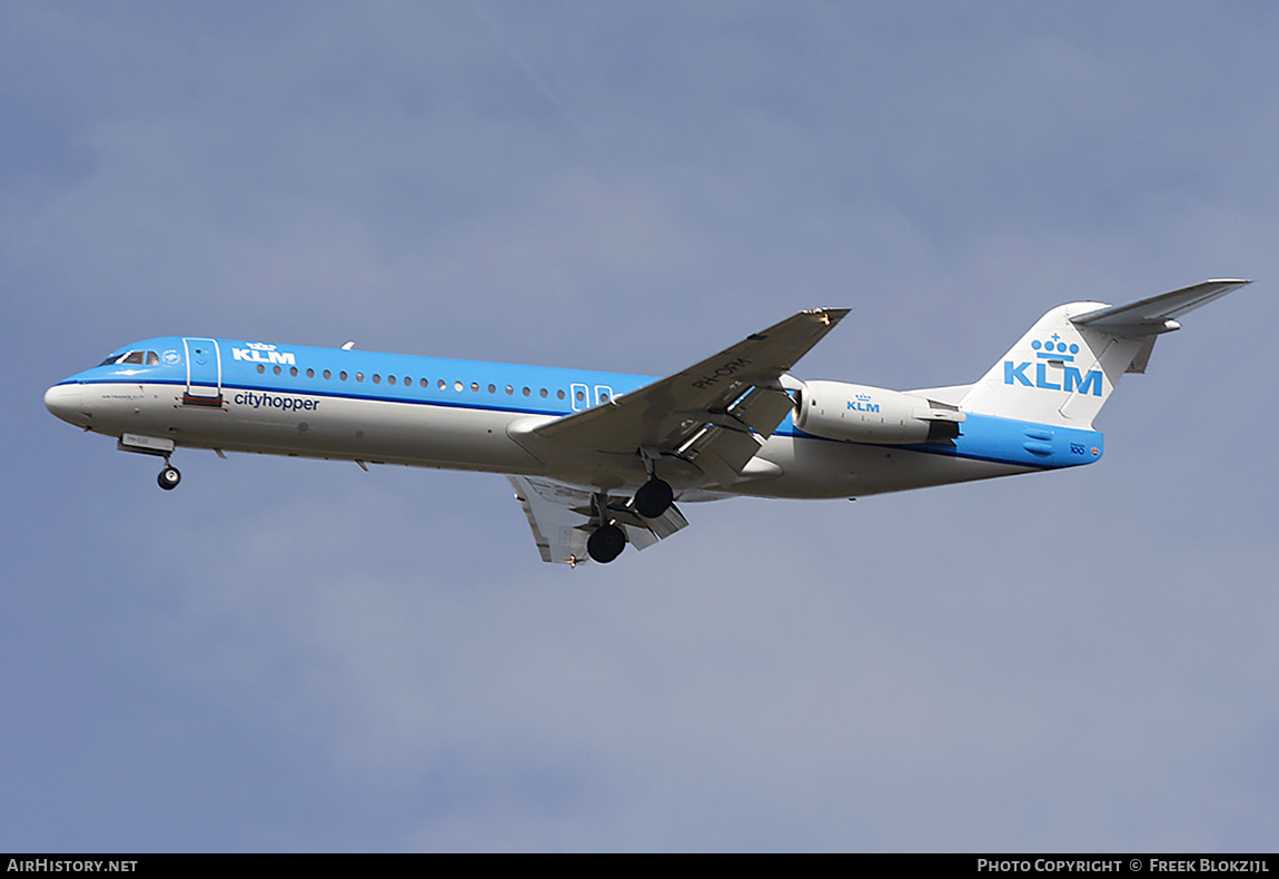 Aircraft Photo of PH-OFM | Fokker 100 (F28-0100) | KLM Cityhopper | AirHistory.net #441043