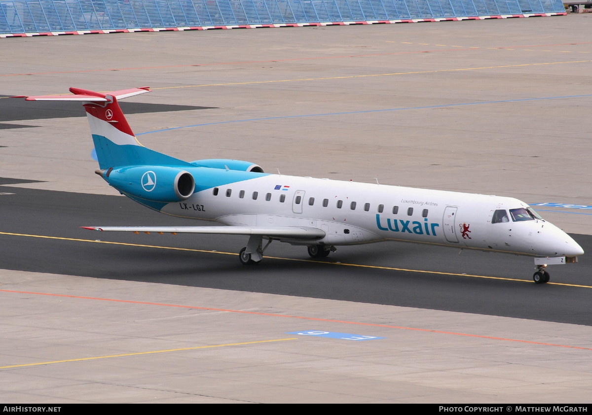 Aircraft Photo of LX-LGZ | Embraer ERJ-145LU (EMB-145LU) | Luxair | AirHistory.net #441044