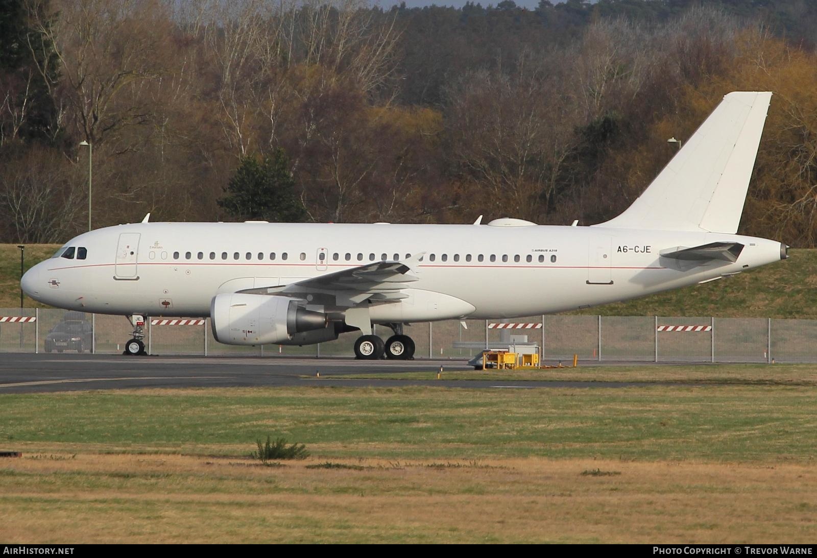 Aircraft Photo of A6-CJE | Airbus ACJ319 (A319-115/CJ) | AirHistory.net #441049