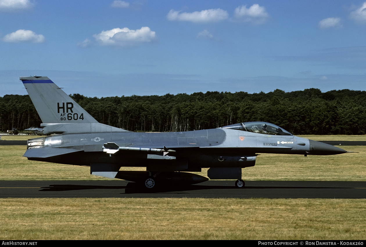Aircraft Photo of 80-0604 / AF80-604 | General Dynamics F-16A Fighting Falcon | USA - Air Force | AirHistory.net #441053