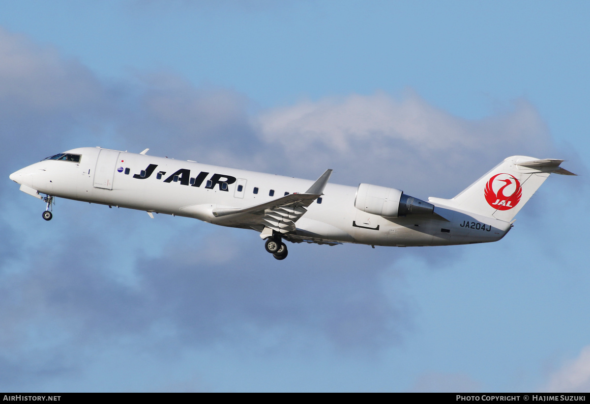 Aircraft Photo of JA204J | Bombardier CRJ-200ER (CL-600-2B19) | J-Air | AirHistory.net #441060