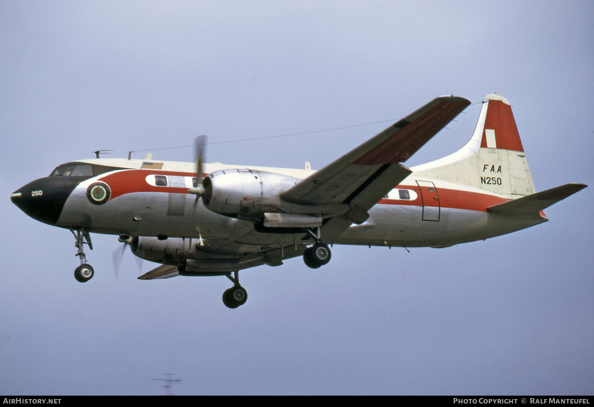 Aircraft Photo of N250 | Convair ET-29C | FAA - Federal Aviation Administration | AirHistory.net #441078