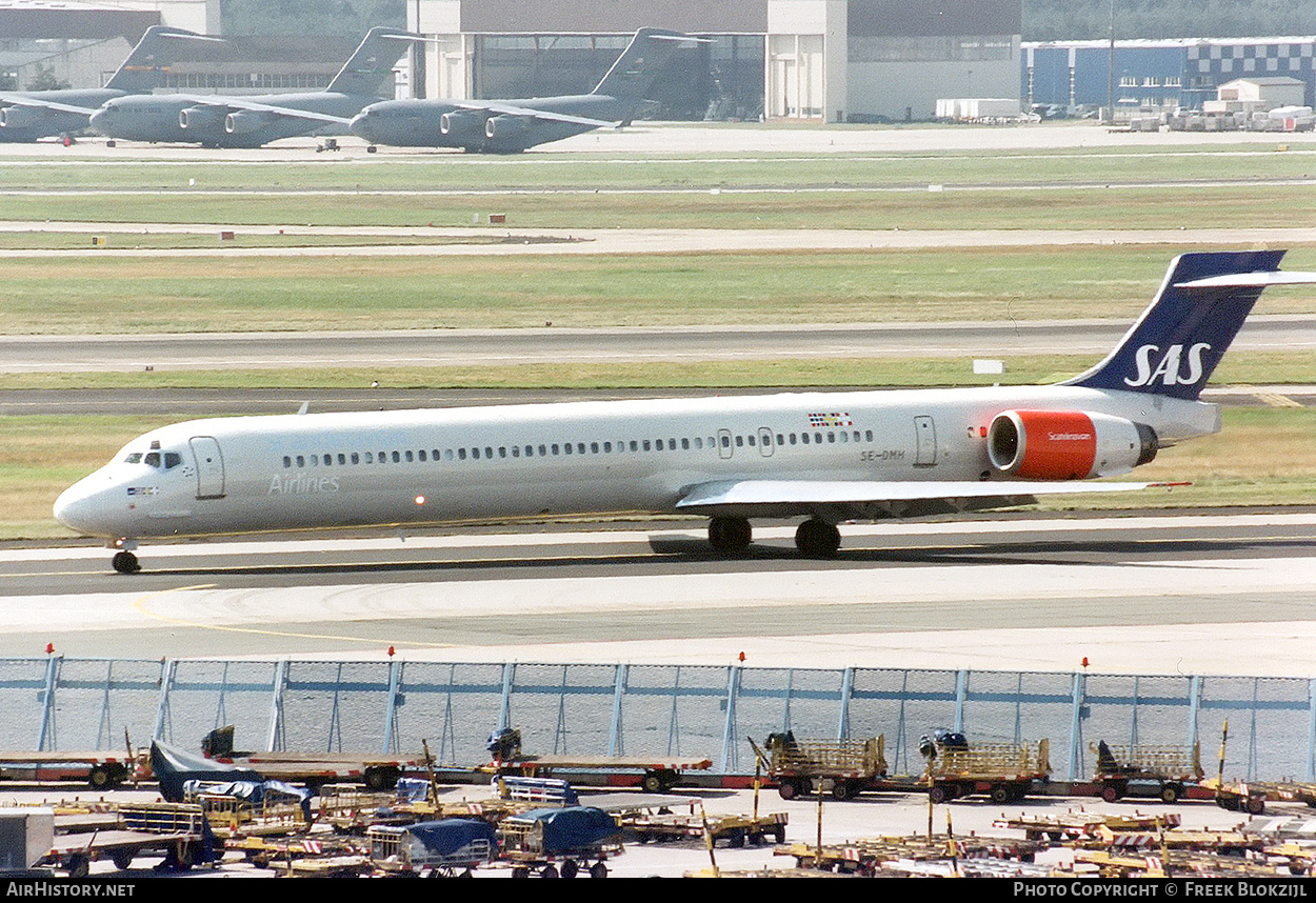 Aircraft Photo of SE-DMH | McDonnell Douglas MD-90-30 | Scandinavian Airlines - SAS | AirHistory.net #441079