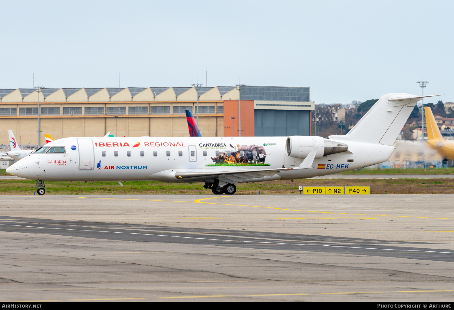 Aircraft Photo of EC-HEK | Bombardier CRJ-200ER (CL-600-2B19) | Iberia Regional | AirHistory.net #441093