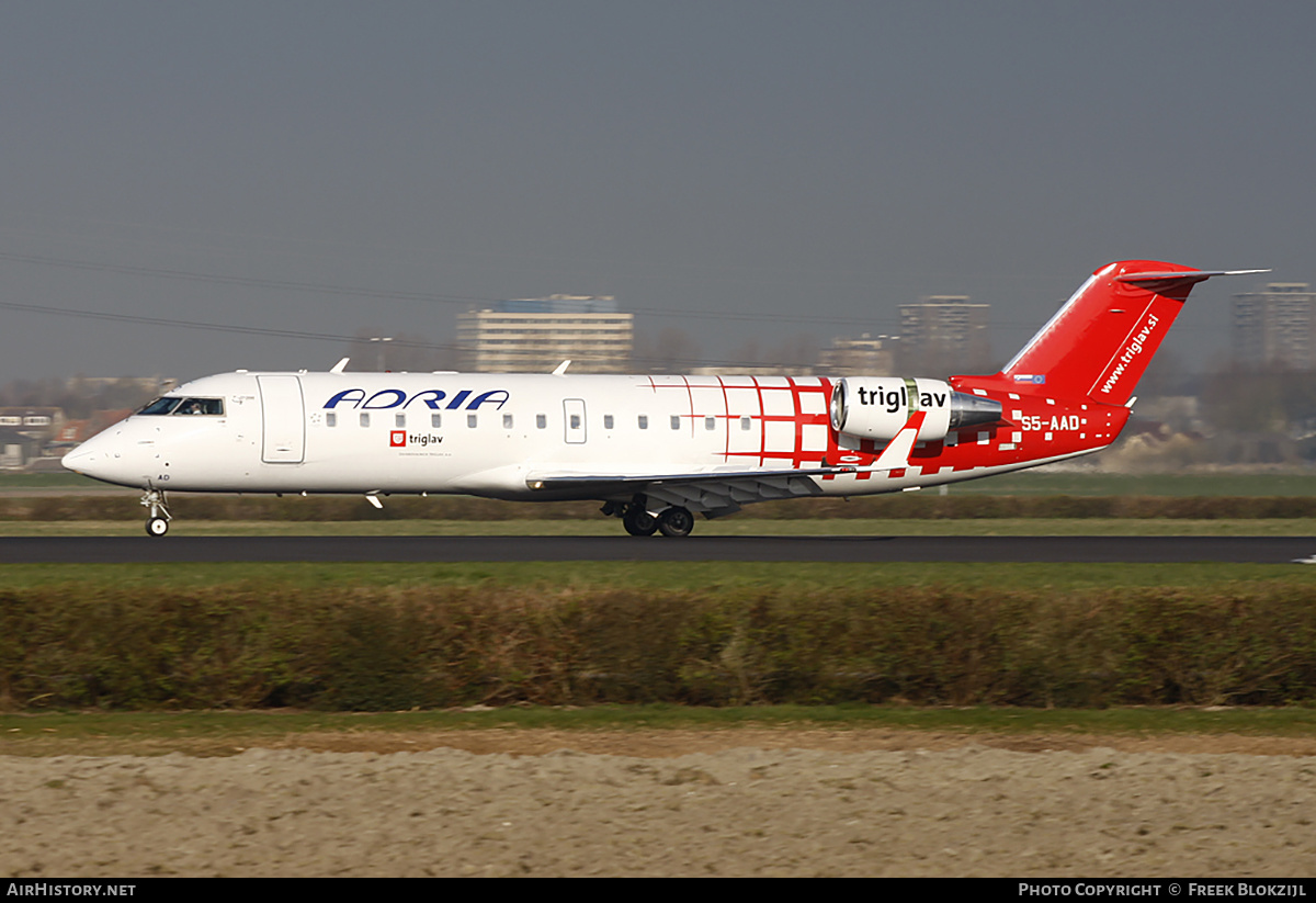 Aircraft Photo of S5-AAD | Bombardier CRJ-200LR (CL-600-2B19) | Adria Airways | AirHistory.net #441105