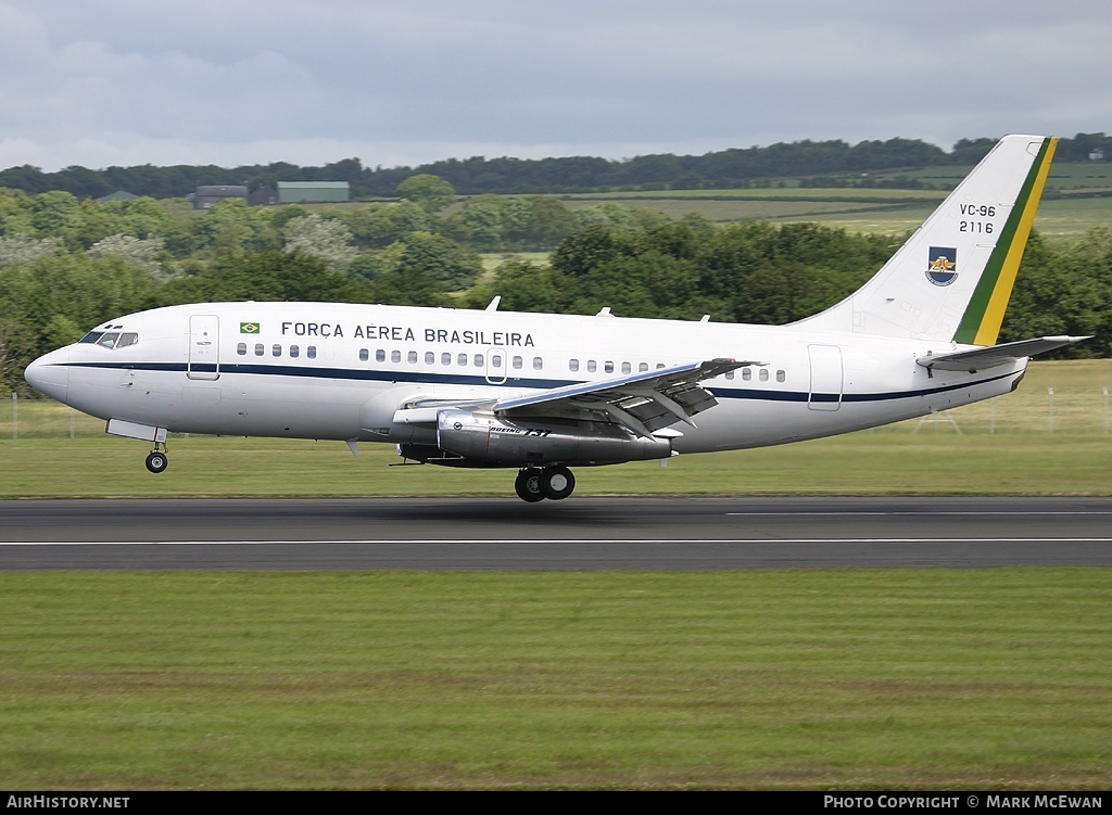 Aircraft Photo of 2116 | Boeing VC-96 (737-2N3/Adv) | Brazil - Air Force | AirHistory.net #441128