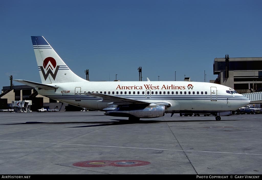 Aircraft Photo of N701AW | Boeing 737-130 | America West Airlines | AirHistory.net #441137