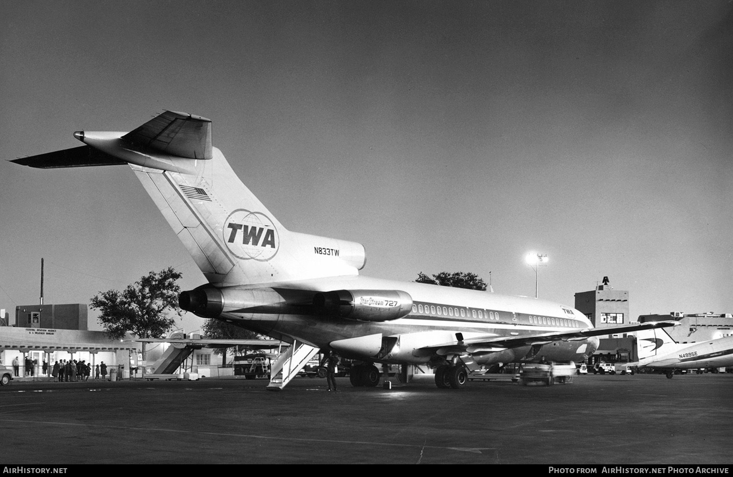 Aircraft Photo of N833TW | Boeing 727-31 | Trans World Airlines - TWA | AirHistory.net #441153