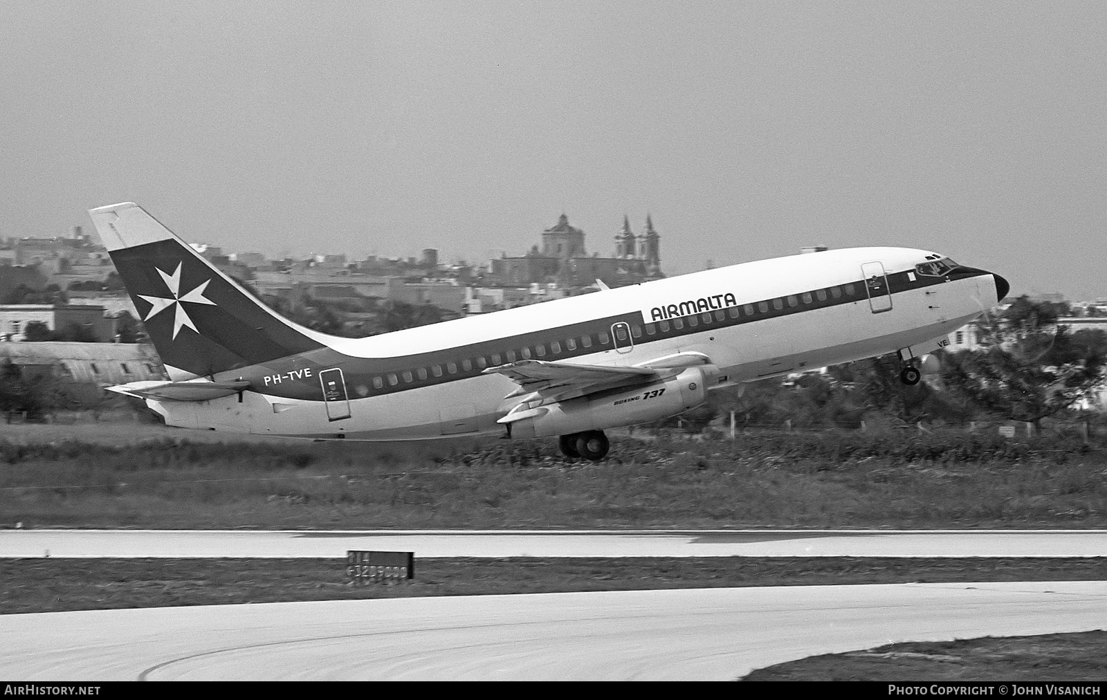 Aircraft Photo of PH-TVE | Boeing 737-2K2C/Adv | Air Malta | AirHistory.net #441162