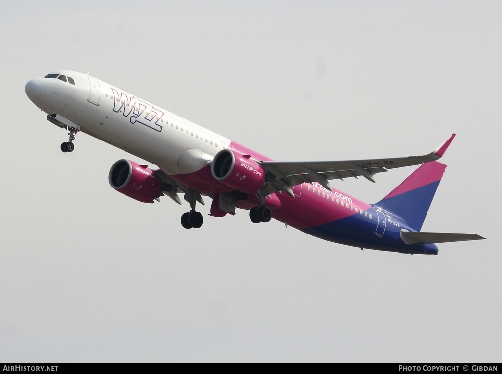 Aircraft Photo of HA-LZA | Airbus A321-271NX | Wizz Air | AirHistory.net #441189