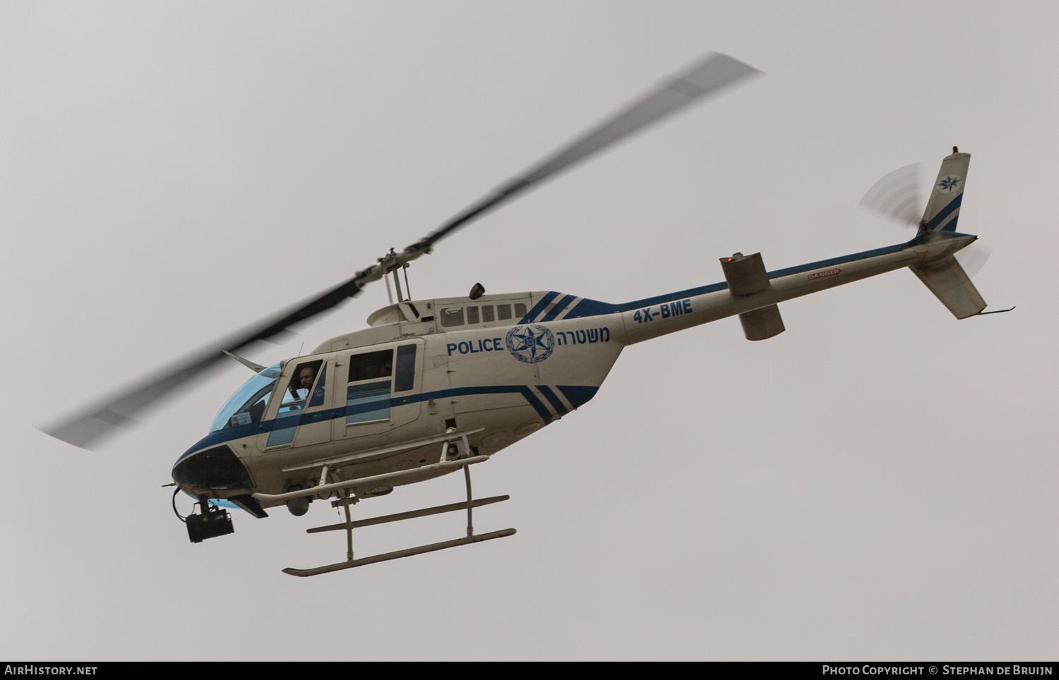Aircraft Photo of 4X-BME | Bell 206B-3 JetRanger III | Police | AirHistory.net #441249