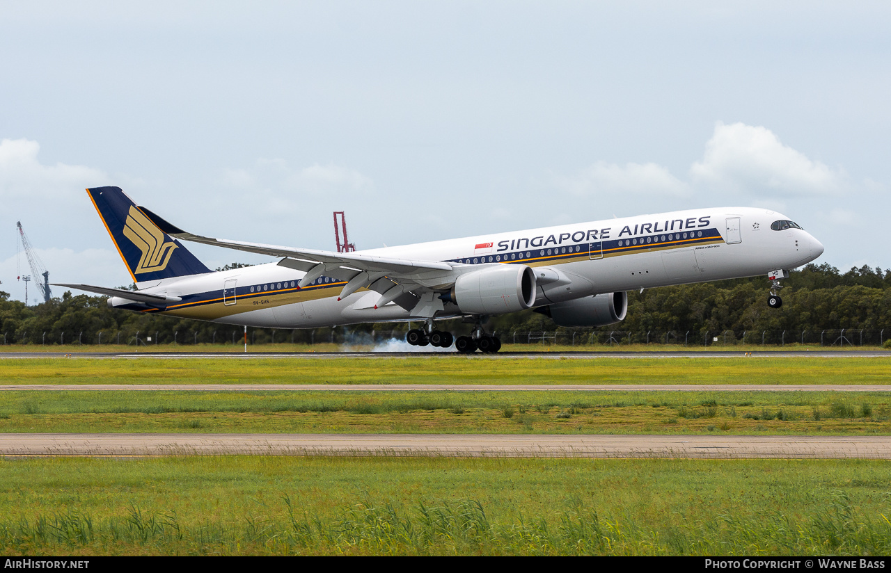 Aircraft Photo of 9V-SHS | Airbus A350-941 | Singapore Airlines | AirHistory.net #441253