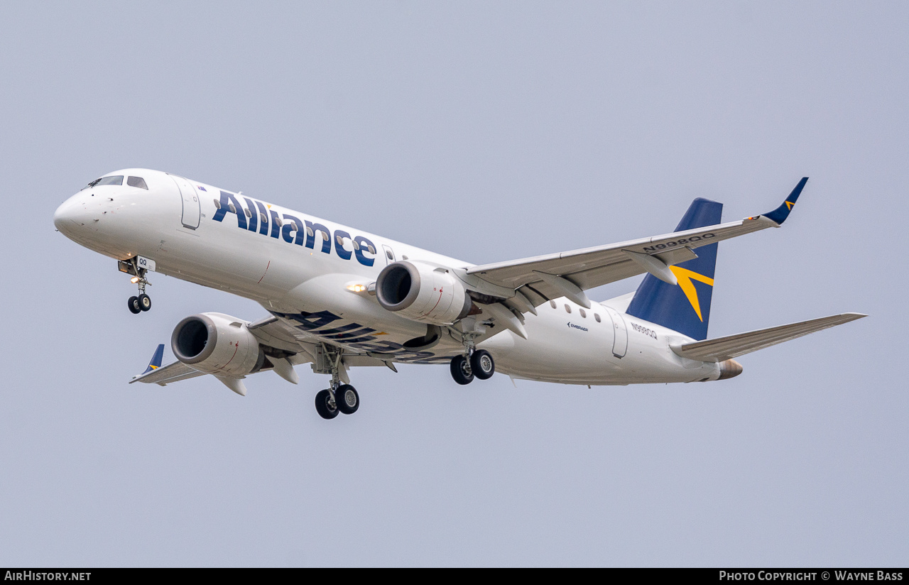 Aircraft Photo of N998QQ | Embraer 190AR (ERJ-190-100IGW) | Alliance Airlines | AirHistory.net #441255