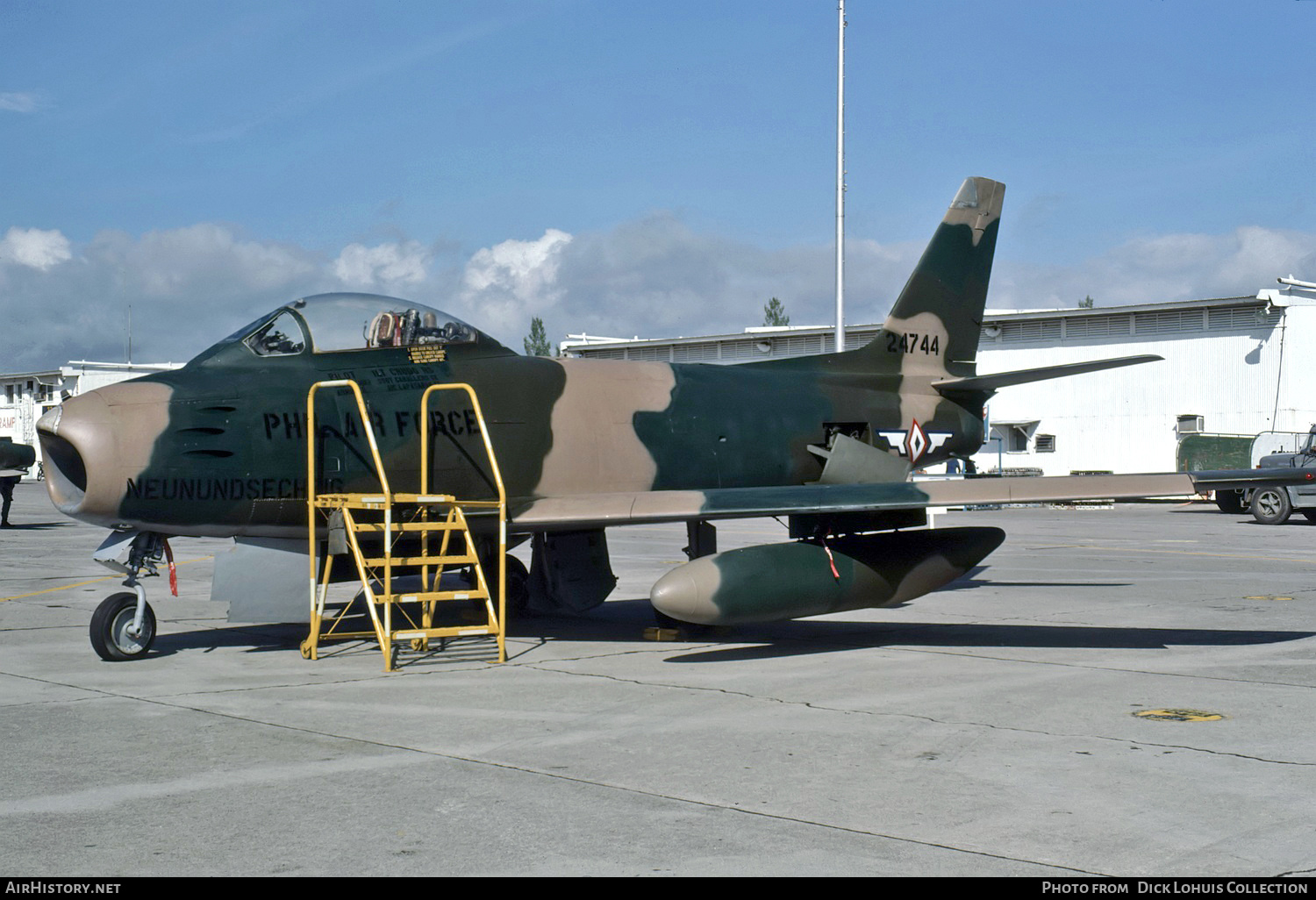 Aircraft Photo of 24744 | North American F-86F Sabre | Philippines - Air Force | AirHistory.net #441275