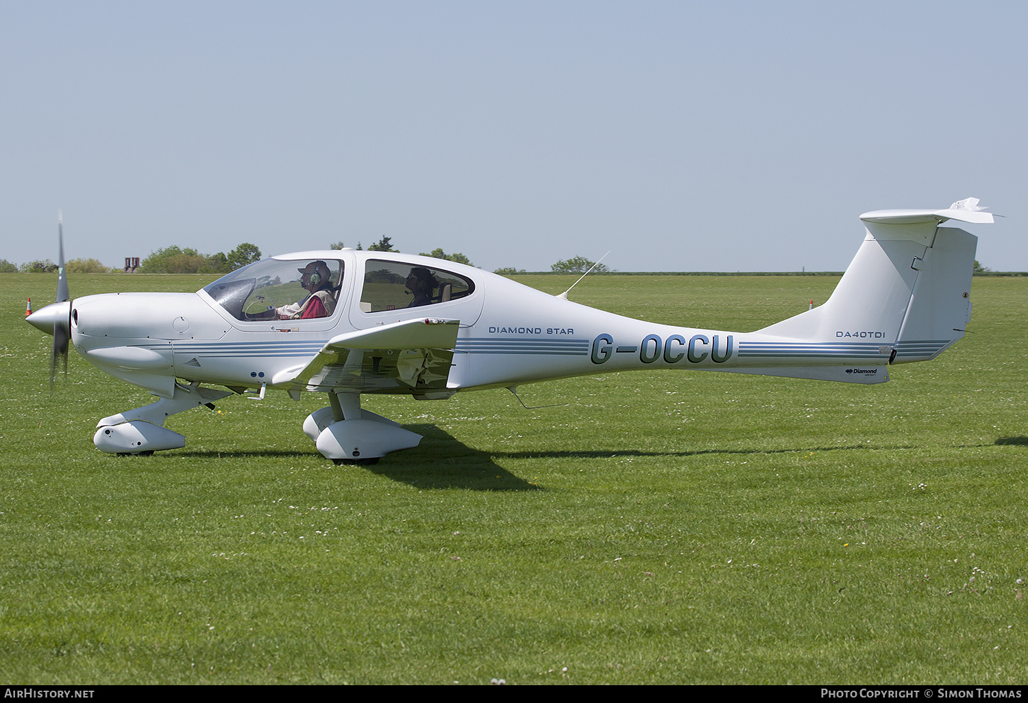 Aircraft Photo of G-OCCU | Diamond DA40D Diamond Star TDI | AirHistory.net #441282