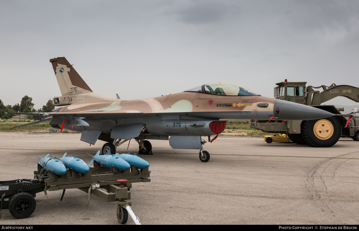 Aircraft Photo of 376 | General Dynamics F-16C Barak | Israel - Air Force | AirHistory.net #441288