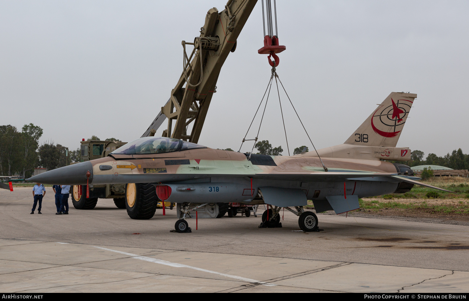 Aircraft Photo of 318 | General Dynamics F-16C Fighting Falcon | Israel - Air Force | AirHistory.net #441290