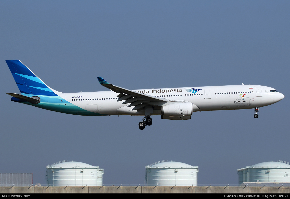 Aircraft Photo of PK-GPE | Airbus A330-341 | Garuda Indonesia | AirHistory.net #441299