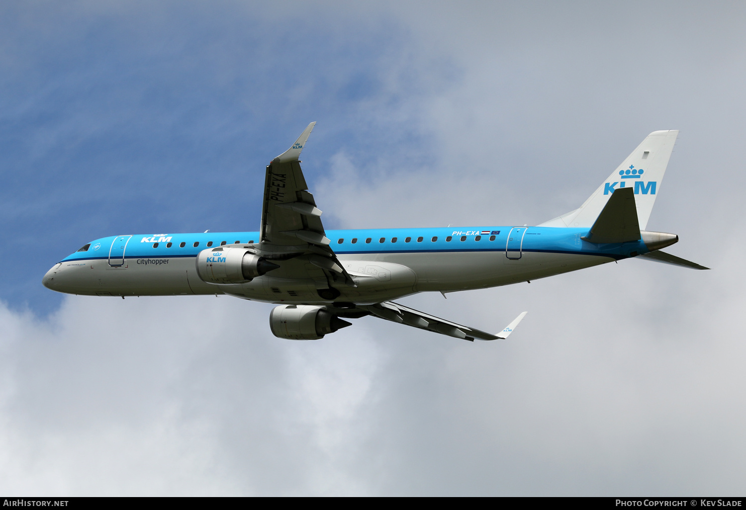 Aircraft Photo of PH-EXA | Embraer 190STD (ERJ-190-100STD) | KLM Cityhopper | AirHistory.net #441311