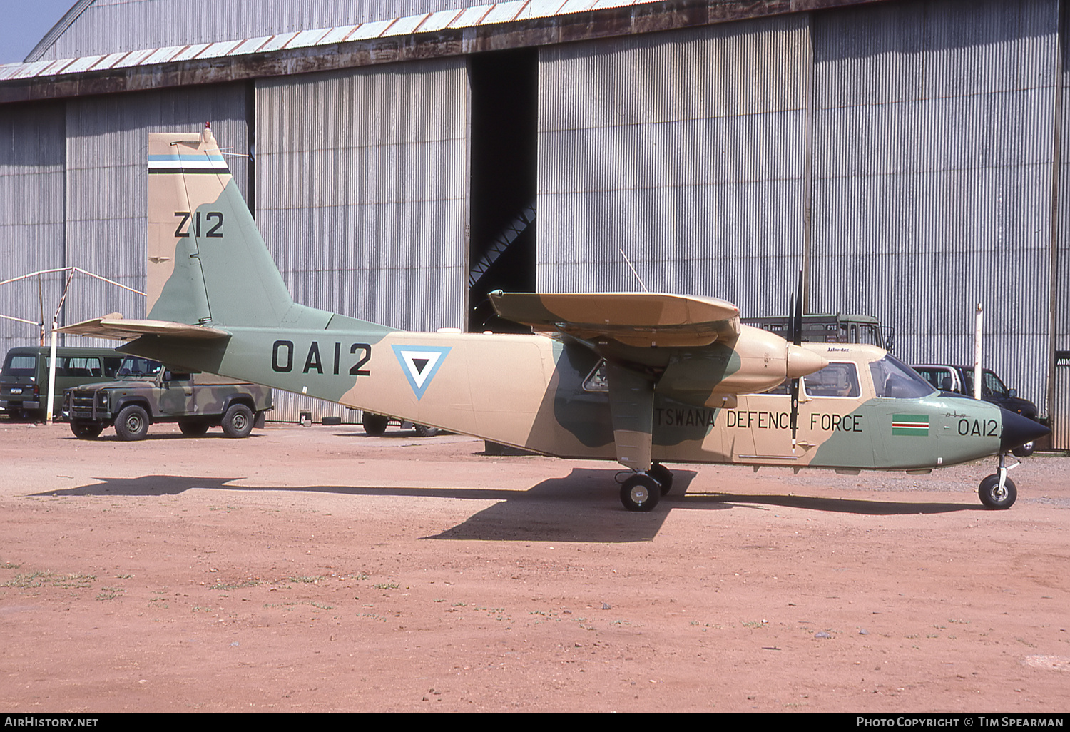 Aircraft Photo of OA12 | Britten-Norman BN-2B-20 Islander | Botswana - Air Force | AirHistory.net #441312