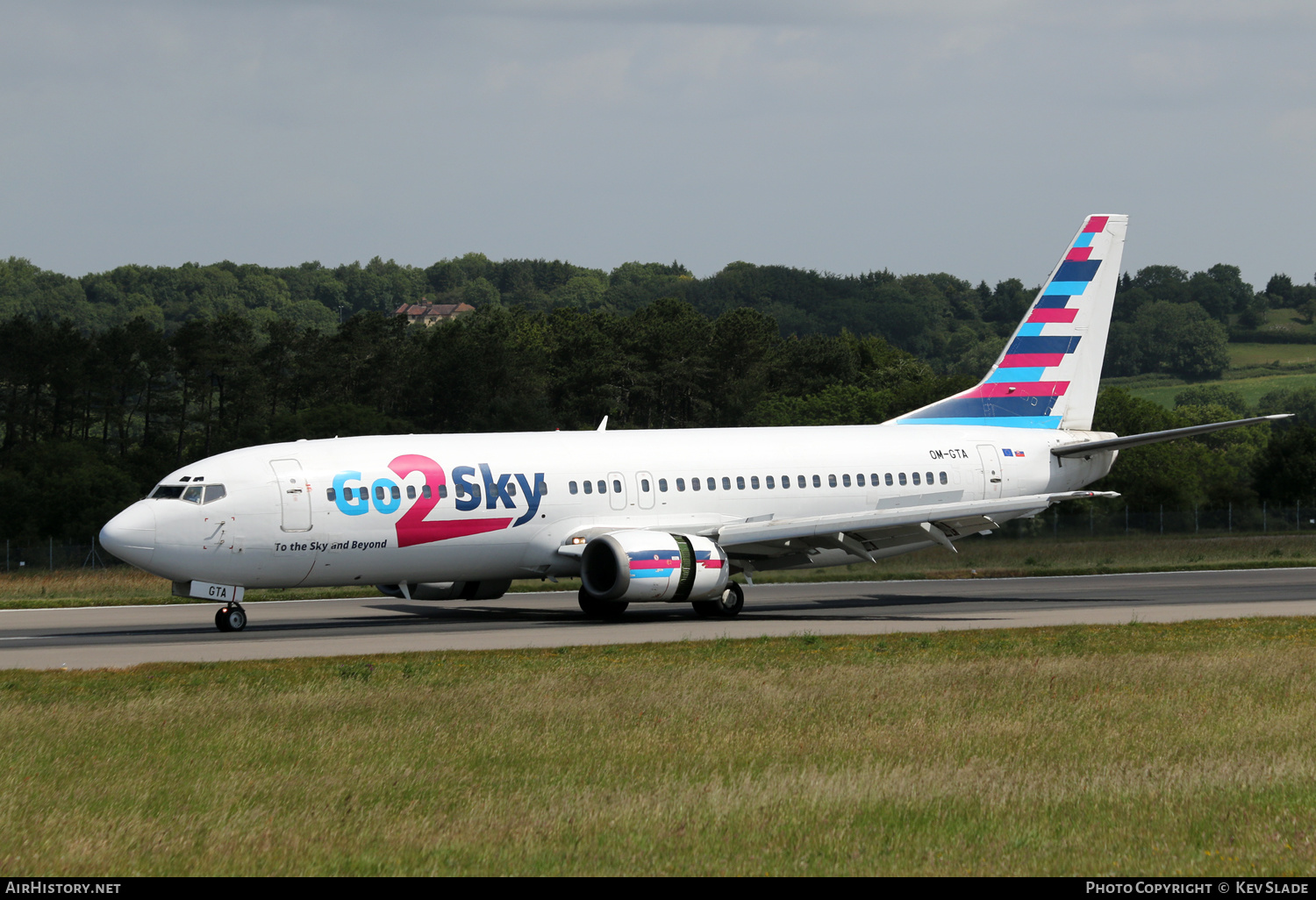 Aircraft Photo of OM-GTA | Boeing 737-4Q8 | Go2Sky Airline | AirHistory.net #441313