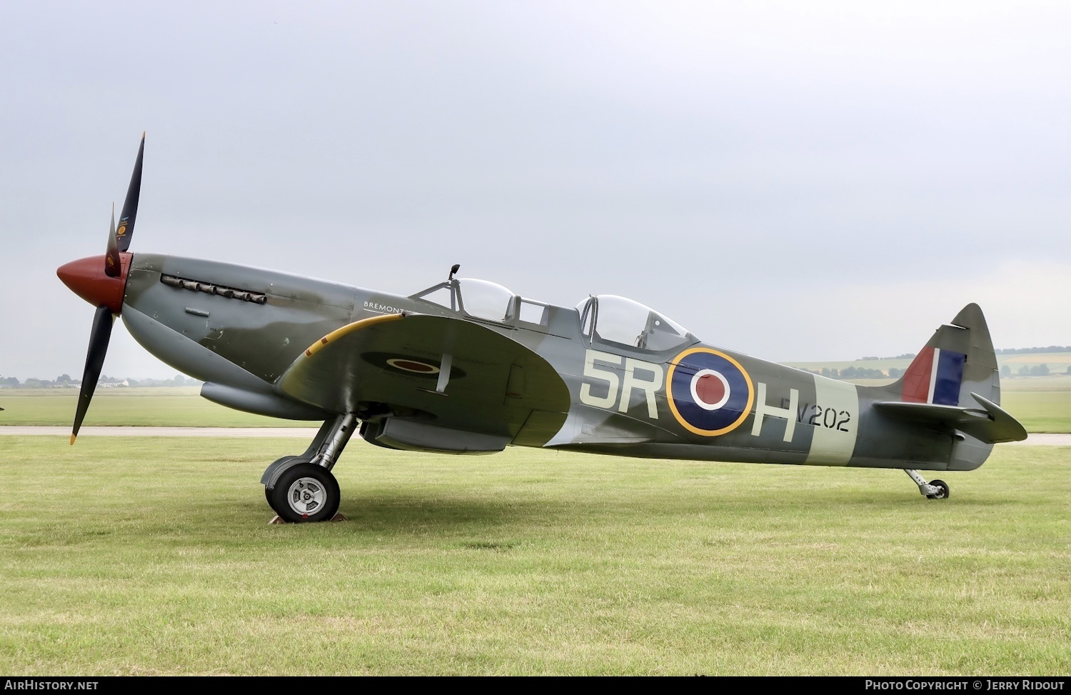 Aircraft Photo of G-CCCA / PV202 | Supermarine 509 Spitfire T9C | UK - Air Force | AirHistory.net #441341