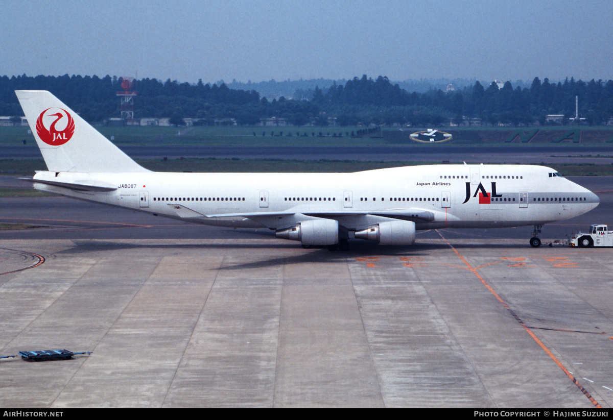 Aircraft Photo of JA8087 | Boeing 747-446 | Japan Airlines - JAL | AirHistory.net #441357