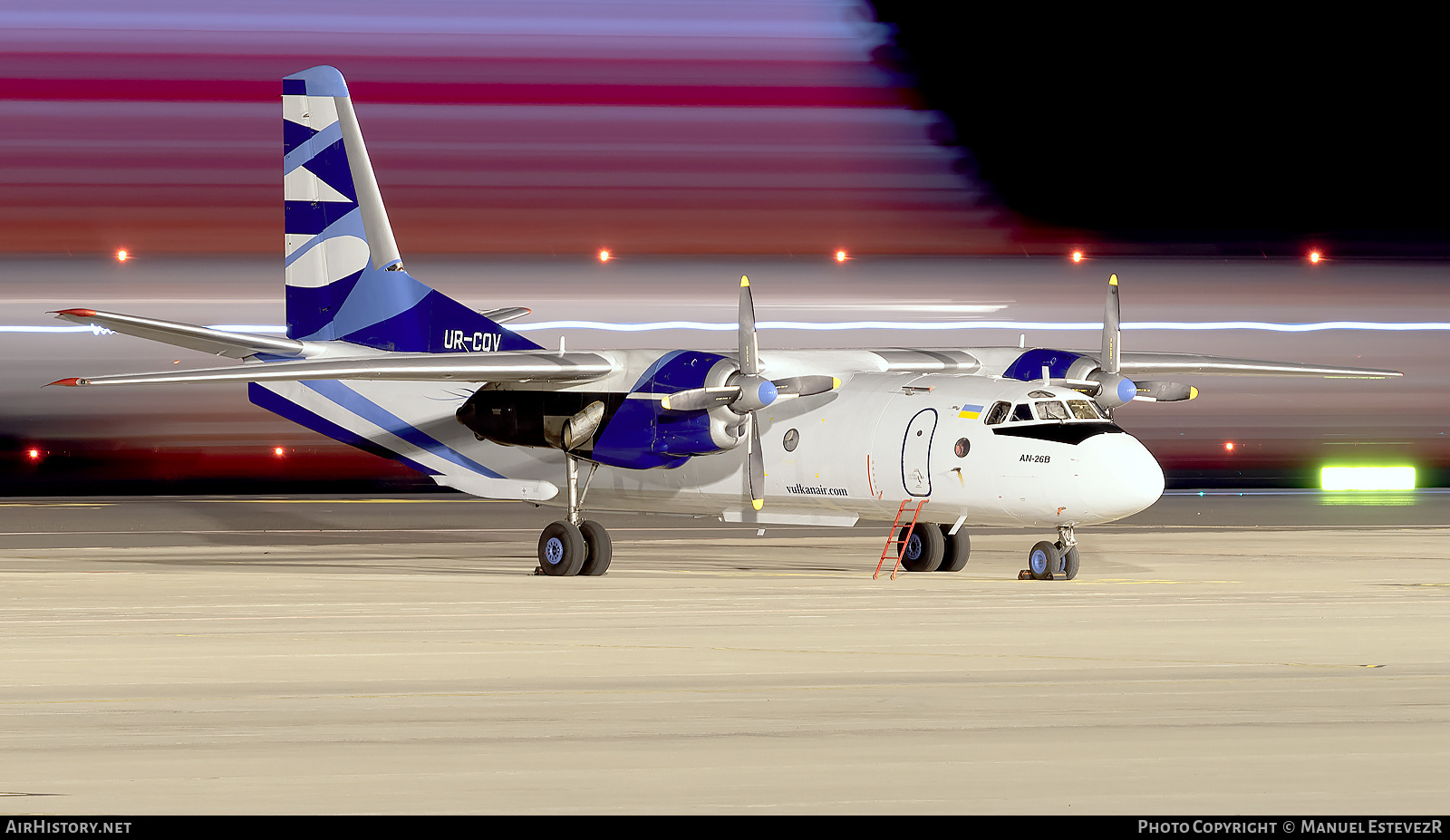 Aircraft Photo of UR-CQV | Antonov An-26B | Vulkan Air | AirHistory.net #441376