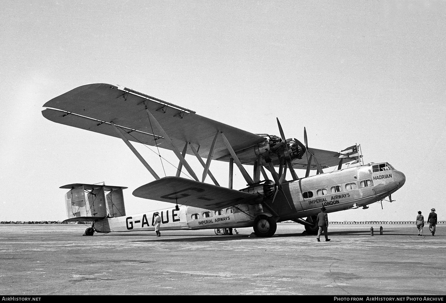 Aircraft Photo of G-AAUE | Handley Page HP.42 | Imperial Airways | AirHistory.net #441383