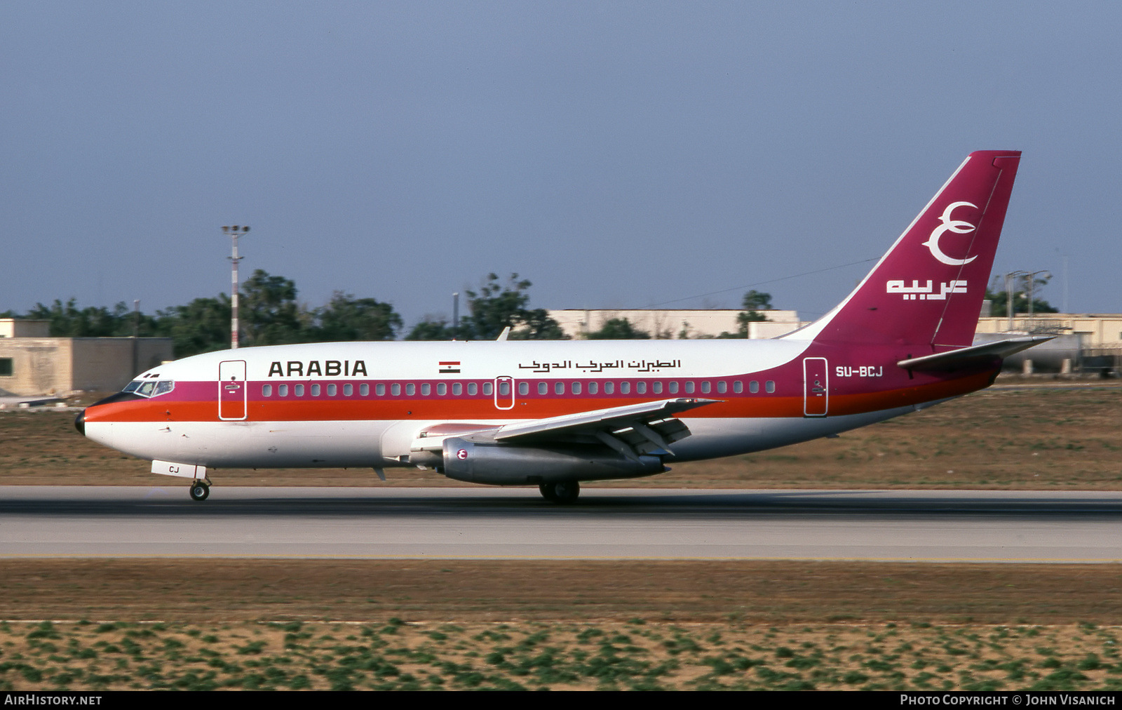 Aircraft Photo of SU-BCJ | Boeing 737-2L9/Adv | Arabia | AirHistory.net #441424